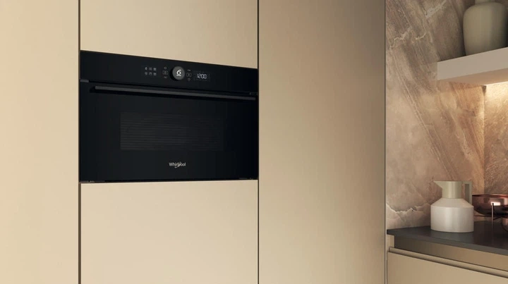 Микроволновая печь Whirlpool WMD54MB встраиваемая, 31л, электронное упр., 1000Вт, гриль, дисплей, черный - изображение 3