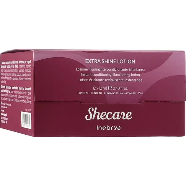 Лосьйон для волосся "екстра сяйво" Inebrya Sheсare Extra Shine Lotion 12 мл - зображення 2