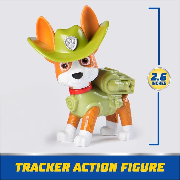 Машинка с Фигуркой Тракер Щенячий Патруль Paw Patrol Tracker’s Jungle Cruiser Spin Master 6071224 - изображение 7
