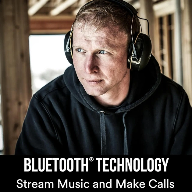 Противошумные наушники 3M WorkTunes Connect 90543 / Bluetooth / До 30 часов работы от кейса / Черные - изображение 6