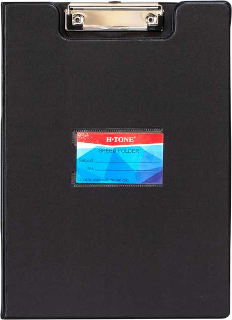 Набор папок-планшетов H-Tone А4 PVC Черные х 2 шт (JJ40917-black) - изображение 2