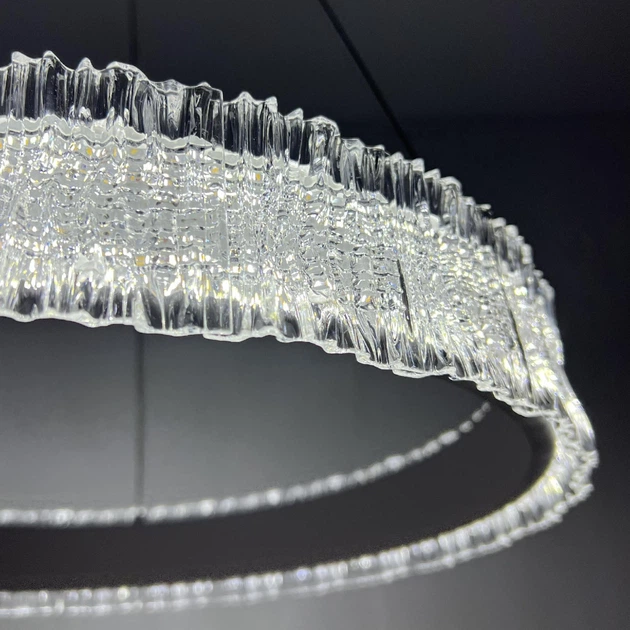 Люстра светодиодная подвесная LUMINARIA ERIKA 65W R485 WHITE / LED светильник (с пультом) - изображение 2
