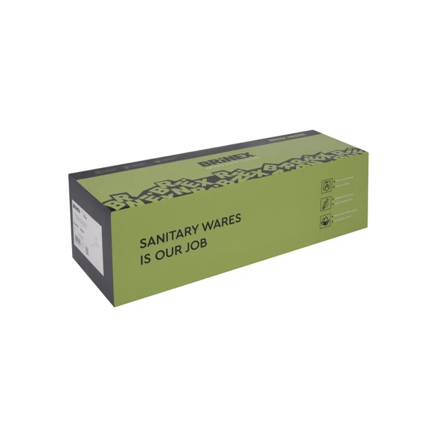 Brinex Pure 005 Змішувач для ванни з довгим поворотним виливом (з душовим гарнітуром) Graphite - зображення 5