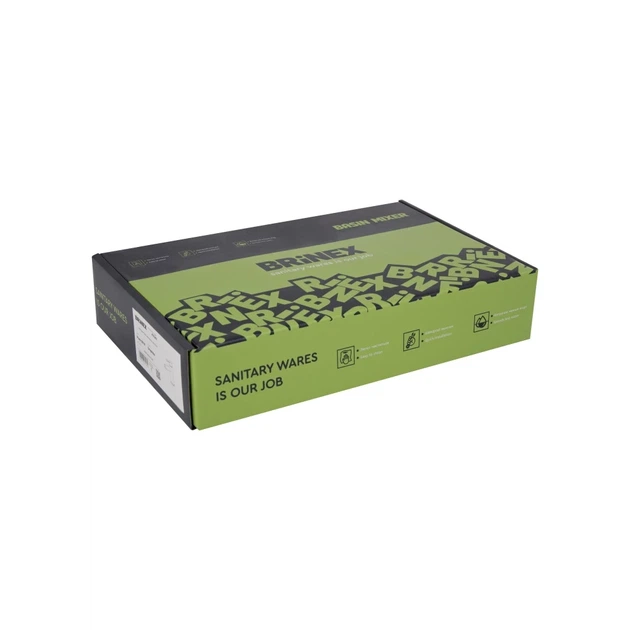 Brinex Pure 001F Смеситель для раковины низкий Graphite - изображение 6
