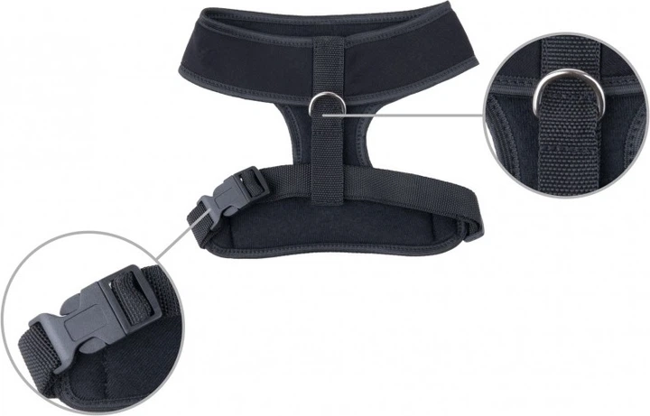 Шлейки для собак Amiplay Scout Denver XS Чорні (5907563249011) - зображення 3