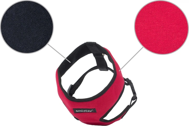 Шлейки для собак Amiplay Scout Denver XS Червоні (5907563249028) - зображення 3