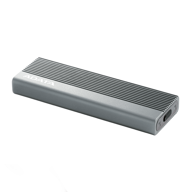Зовнішня кишеня для накопичувача A-DATA EC680 для SSD M.2 PCIe USB3.2 Gen2 Type-C Gray (EC680-CCGY) - зображення 5