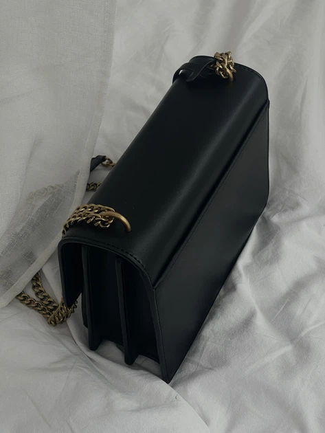 Женская сумка клатч Sunset Medium Shoulder Bag YSL черный - Фото 3 Женская сумка клатч Sunset Medium Shoulder Bag YSL черный - изображение 3