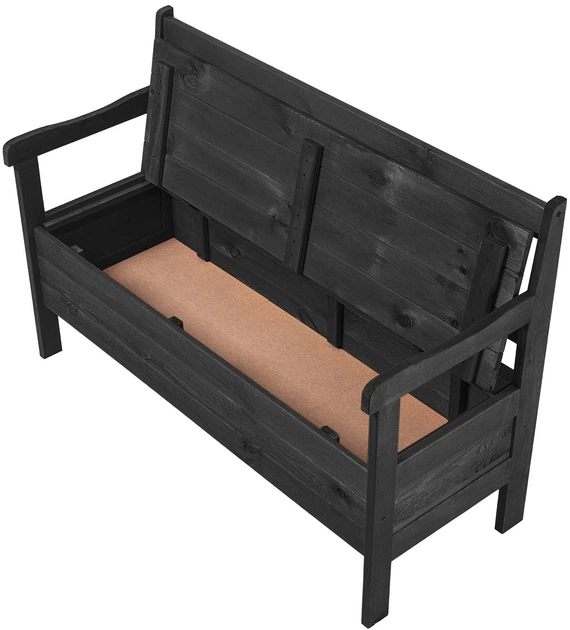 Ławka ogrodowa ze skrzynią Kadax Gravet K9766 - obraz 2