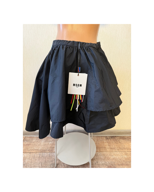Спідниця чорна для дівчинки MSGM стильна багатошарова р. 8А/128 см - Фото 4 Спідниця чорна для дівчинки MSGM стильна багатошарова р. 8А/128 см - зображення 4