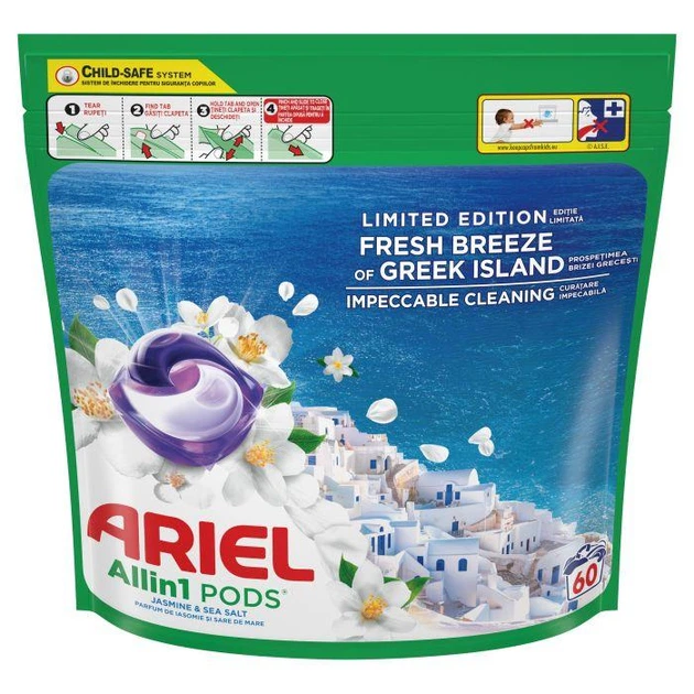 Ariel Капсули для прання All-in-1 PODS Jasmine & Sea Salt 60