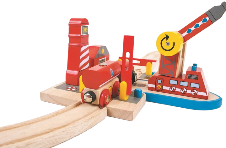 Drewniany zestaw ratunkowy Bigjigs Rail Straż pożarna i ratownictwo morskie (0691621092613) - obraz 4