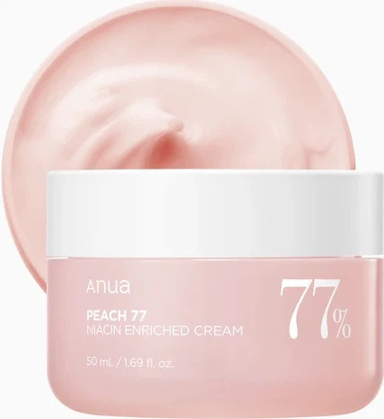 Крем для обличчя Anua Peach 77 Niacin Enriched Cream з екстрактом персика та ніацинамідом 50 мл (8809640735653) - зображення 2