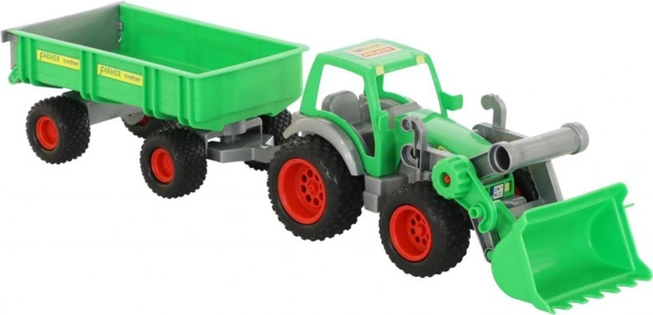 Pojazd Wader Koparko-ładowarka z przyczepą "Farmer Technic" (4810344037770) - obraz 2