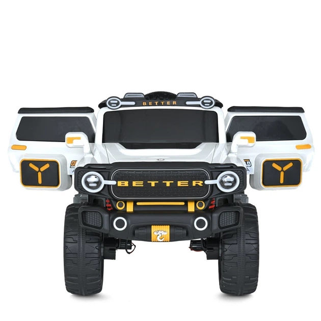 Дитячий електромобіль джип Bambi M 5821EBLR(24V) (Білий) - зображення 2