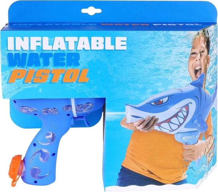 Pistolet na wodę dmuchany Free & Easy Rekin (5904316462802) - obraz 5