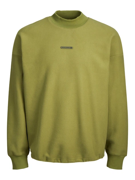 Світшот на флісі JACK&JONES хакі UFFZQ337 S - Фото 7 Світшот на флісі JACK&JONES хакі UFFZQ337 S - изображение 7