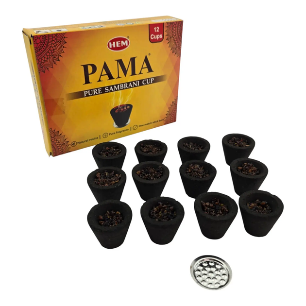 Чаши для окуривания Pama Pure Sambrani Cup HEM 12 шт 36573 - Фото 2 Чаши для окуривания Pama Pure Sambrani Cup HEM 12 шт 36573 - изображение 2