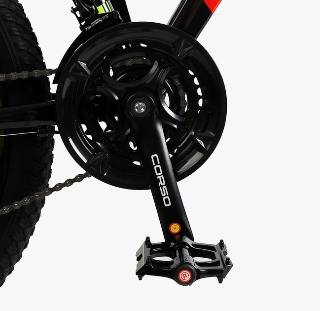 Велосипед Спортивный 24 дюймов Corso Evolution EV-416 оборудование Shimano алюминиевая рама 11 дюймов 21 скорость. Multicolor (176297) - Фото 7 Велосипед Спортивный 24 дюймов Corso Evolution EV-416 оборудование Shimano алюминиевая рама 11 дюймов 21 скорость. Multicolor (176297) - изображение 7