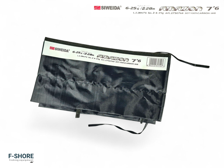 Спиннинг карбоновый для хищной рыбы Siweida Amazon 6-25g 2.28 m (2750768) - изображение 8