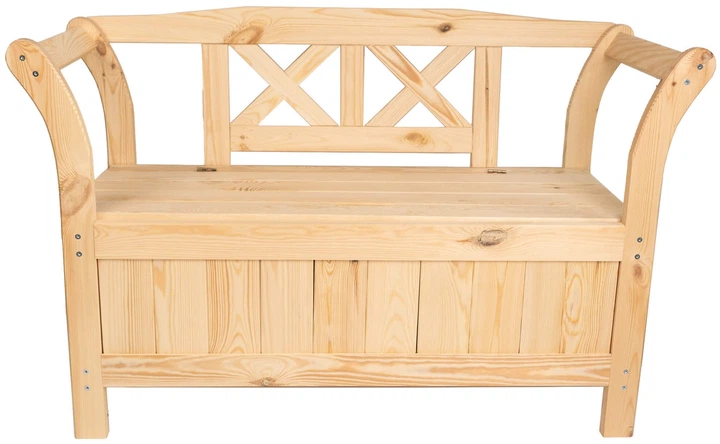 Ławka ogrodowa ze skrzynią Kadax Rosay K10073 - obraz 2