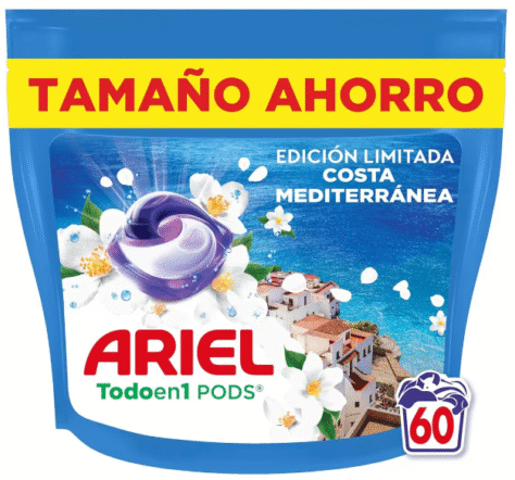 Засіб для прання Ariel All in1 Pods + Lenor 60 капсул Морський бриз та жасмін - Фото 1 Засіб для прання Ariel All in1 Pods + Lenor 60 капсул Морський бриз та жасмін - зображення 1