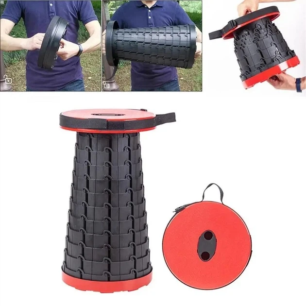 Складаний табурет пластиковий круглий (FLEXIBLE STOOL) (20) у пап. 20 шт. - зображення 11