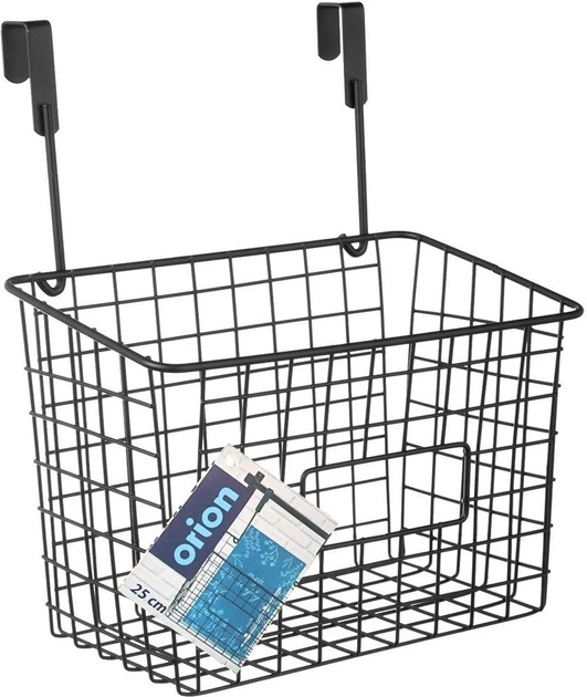 Кошик для дверцят шафи Orion Radka металевий 25 x 16 x 30 см Чорний (8592381174415) - зображення 3