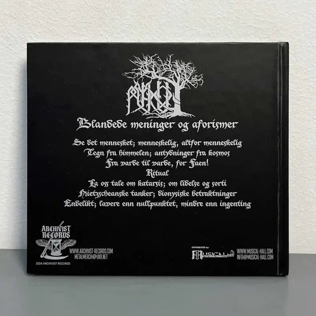 Аудіо CD Myrholt - Blandede Meninger Og Aforismer (Digibook) - изображение 2