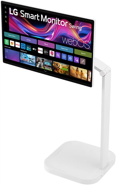 Монітор 31.5" LG Smart Monitor Swing (32U889SA-W) - зображення 3