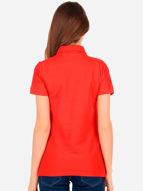 Поло женское Fruit of the loom Lady-Fit 65/35 Polo 063212040 L Красное (5000000001002) - изображение 2