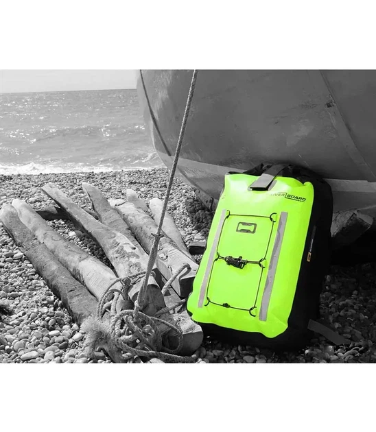 Герморюкзак OverBoard OB1147HVY-EU Pro-Vis Backpack 30 л - чорно-жовтий - изображение 9