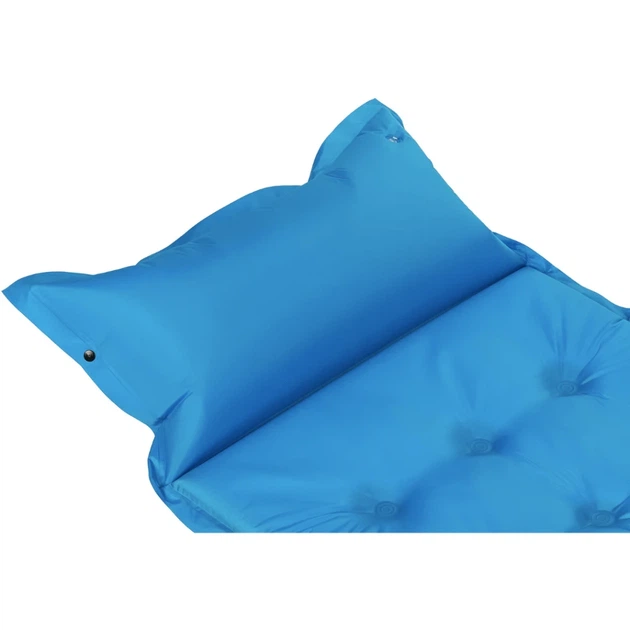 Килимок самонадувний Outtec з подушкою 193 x 68 x 3,5 см, синій - изображение 3