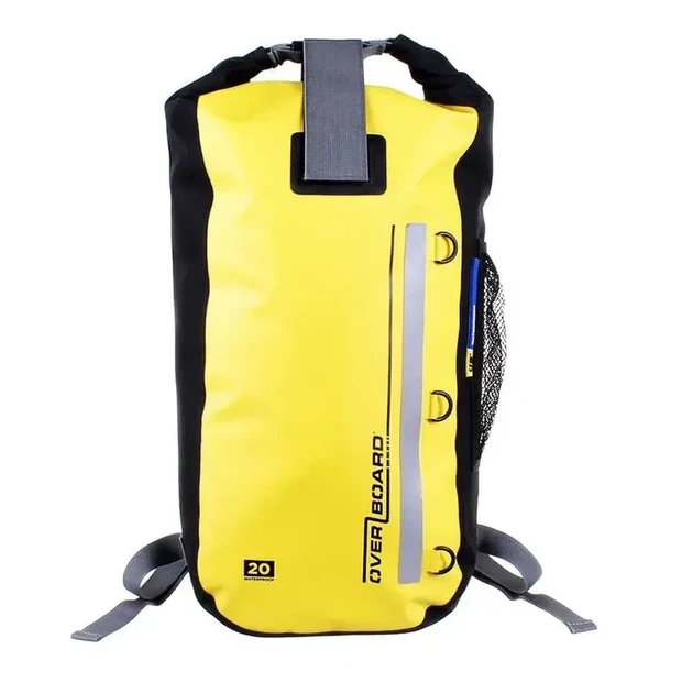 Герморюкзак OverBoard OB1141Y 20 л Classic - чорно-жовтий - изображение 2