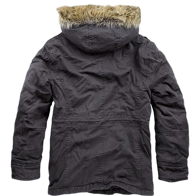 Куртка аляска Brandit Vintage Explorer BLACK S Черный (3120.2) - изображение 2