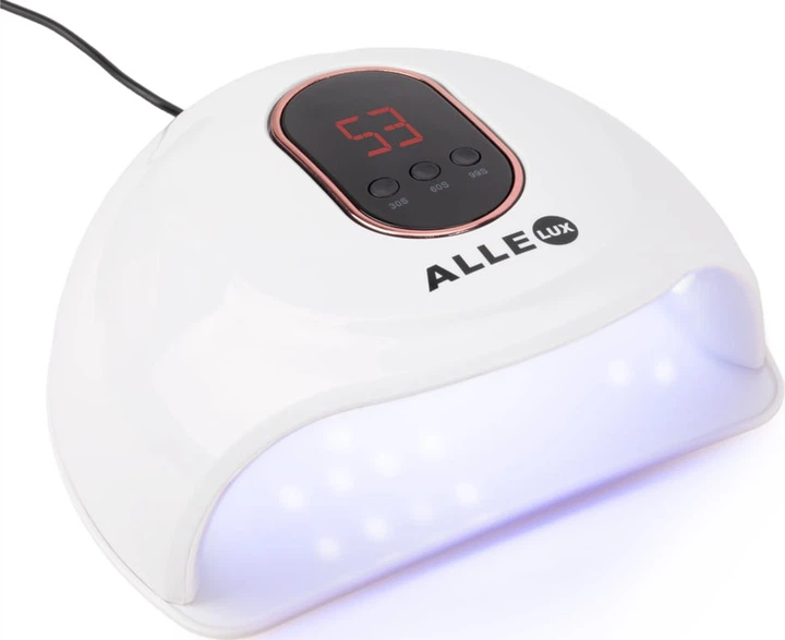 Lampa do paznokci UV/LED do lakierów hybrydowych AlleLux T15 Biała (293176) - obraz 3