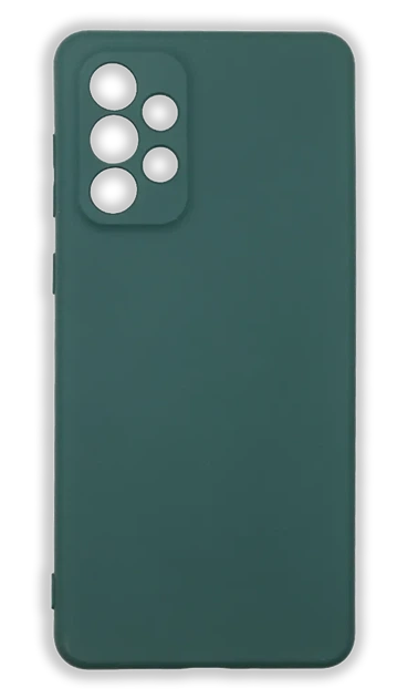 Чохол Molan Silicone для Samsung A72 SM-A725F/A72 SM-A726F Green - Фото 1 Чохол Molan Silicone для Samsung A72 SM-A725F/A72 SM-A726F Green - изображение 1