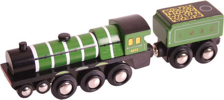 Drewniany pociąg Bigjigs Rail Replika lokomotywy Flying Scotsman (0691621094587) - obraz 5