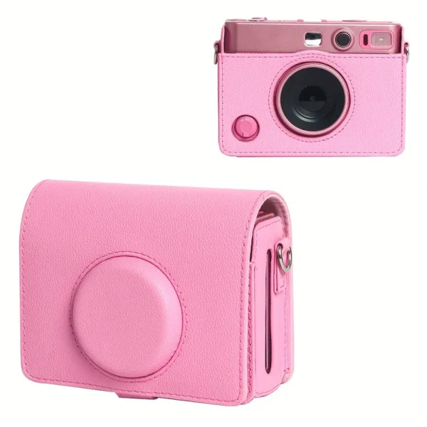 Набор камера моментальной печати Fujifilm Instax Mini Evo Hybrid Gentle Rose + чехол + фотопленка 10 шт HeartSketch + фотоальбом 64 + светодиодная фоторамка - изображение 6