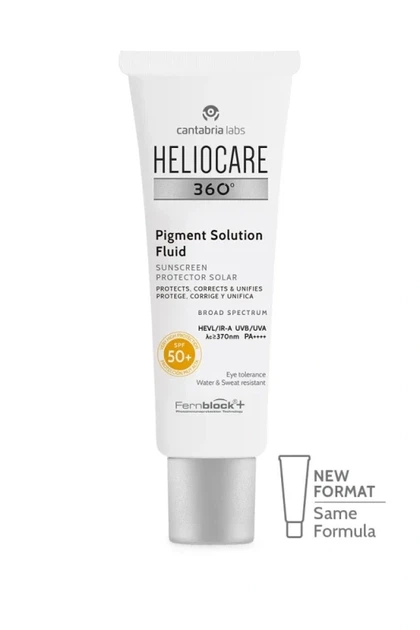 Сонцезахисний флюїд для шкіри з гіперпігментацією / HELIOCARE 360 º PIGMENT SOLUT / Cantabria Labs 50 мл - зображення 3