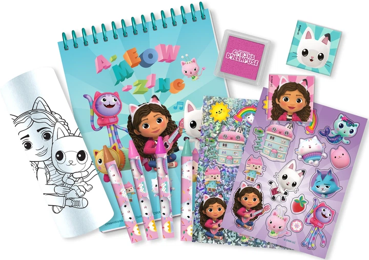 Zestaw kreatyvny Gabby’s Dollhouse 3D Koci Domek GD00018 (8435507883573) - obraz 2