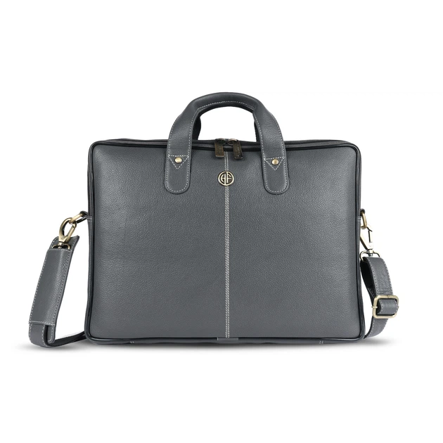 Сумка шкіряна для ноутбука 13 Hammonds Flycatcher LB105 Grey Сірий (LB105 GRY) - Фото 1 Сумка шкіряна для ноутбука 13 Hammonds Flycatcher LB105 Grey Сірий (LB105 GRY) - зображення 1