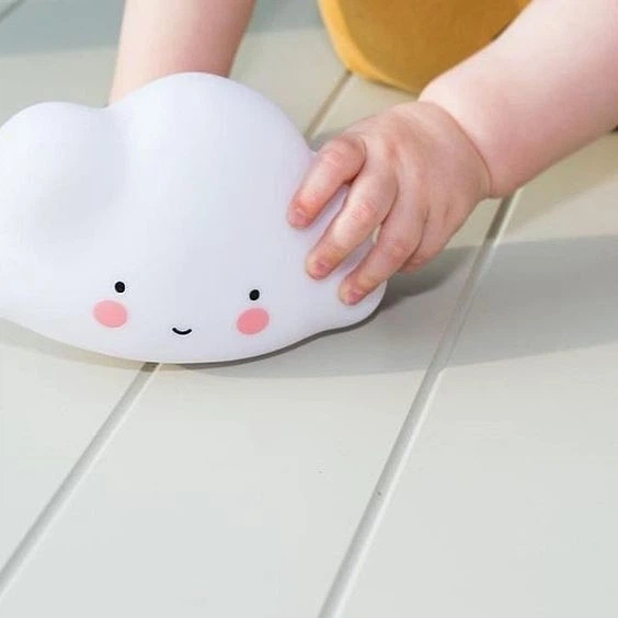 Ночник силиконовый FreshAroma Тучка ночное освещение, детское освещение, лампа ночная, ночной светильник - изображение 5