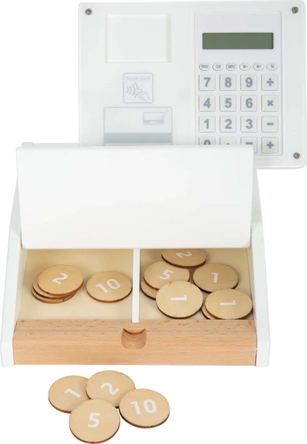 Касовий апарат Small Foot дерев'яний з калькулятором (4020972122490) - зображення 5