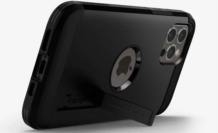 Чохол Spigen Tough Armor для Apple iPhone 12 Pro Max (ACS01626) Black - изображение 4