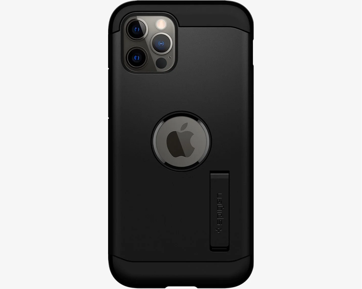 Чохол Spigen Tough Armor для Apple iPhone 12 Pro Max (ACS01626) Black - изображение 2