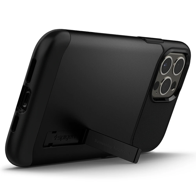 Чохол Spigen Slim Armor для Apple iPhone 12 Pro Max (ACS01479) Black - Фото 4 Чохол Spigen Slim Armor для Apple iPhone 12 Pro Max (ACS01479) Black - изображение 4