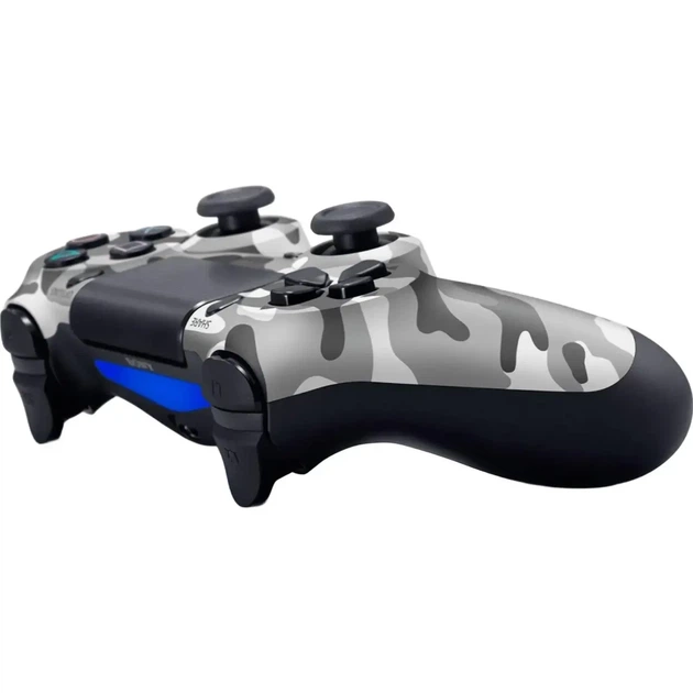 Бездротовий джойстик - геймпад для PS4 c повним функціоналом Сірий камуфляж - изображение 4