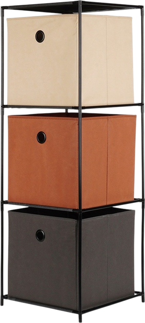 Комод Storage solutions металевий з шухлядами 34.5 x 34.5 x 100 см (8720573842679) - зображення 2