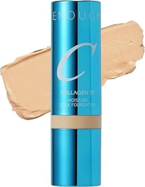 Podkład do twarzy Enough Collagen 3X Moisture Stick Foundation SPF50+ z kolagenem 21N 14 g (8809951050643) - obraz 2